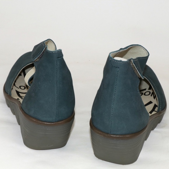 Fly London,  blue leather upper, almost brand new - Picture 6 of 8